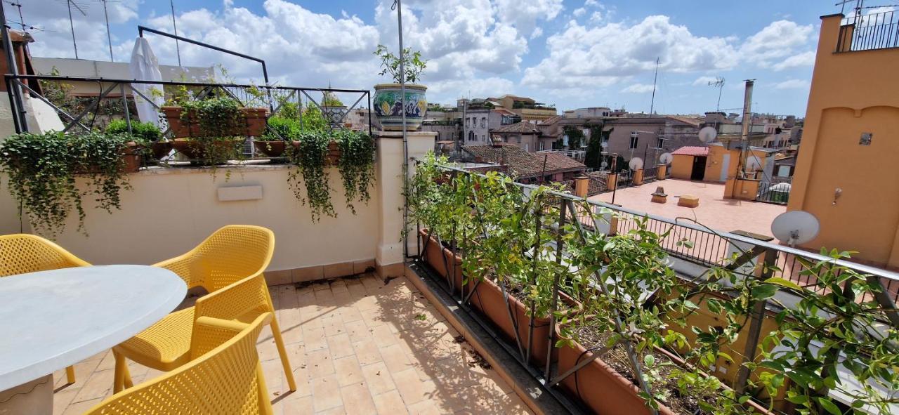 Ferienwohnung Raffaello Terrace - Near Piazza Navona Rom Exterior foto